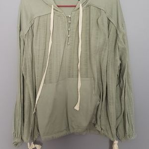 Out From Under Helena Gauze Hooded Top